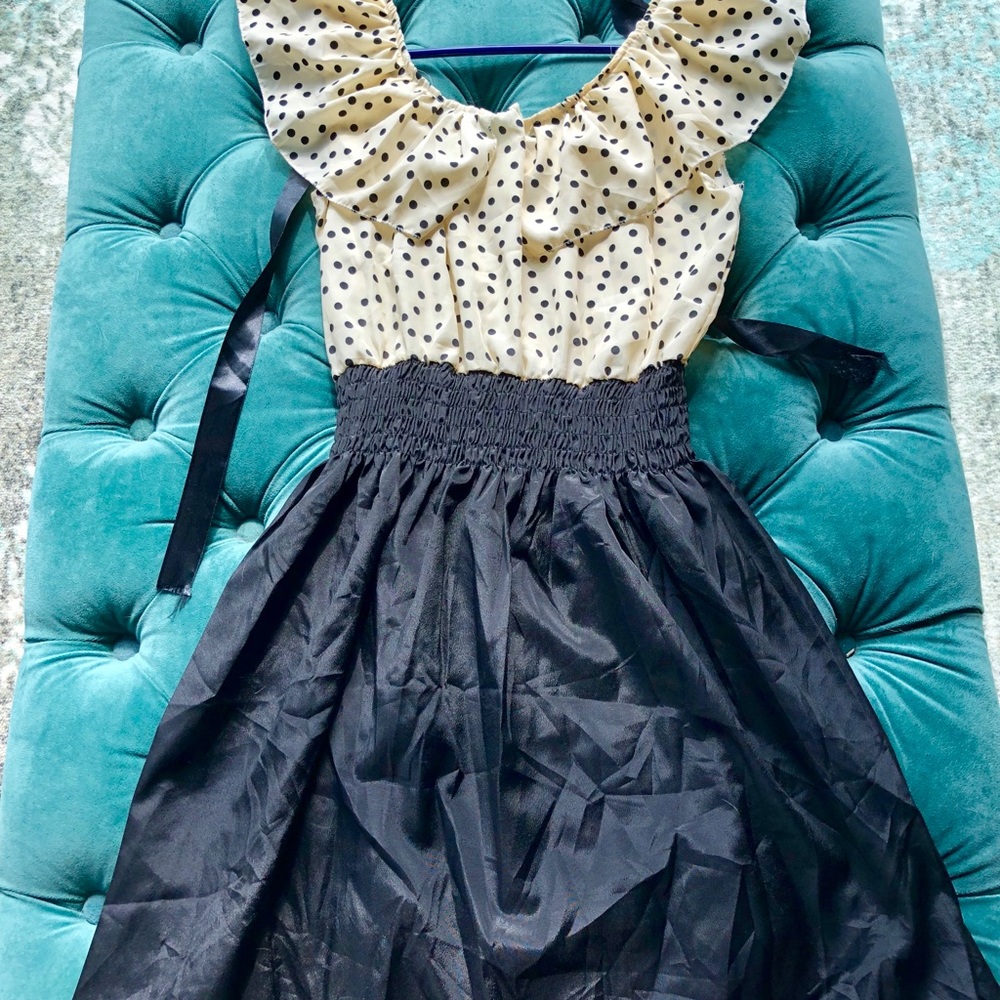 Polka dotted dress